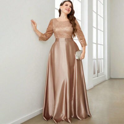 New Plus Size Temperament Dress